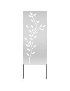 Schermo per privacy in giardino Floreale Argento 50 x 140 cm 2