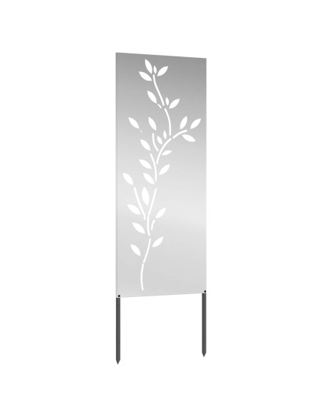 Schermo per privacy in giardino Floreale Argento 50 x 140 cm