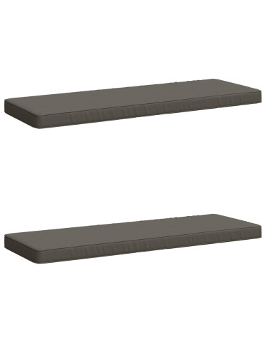 Cuscini per Panchina a 2 Pezzi VUGHT 2 pz 100% Poliestere