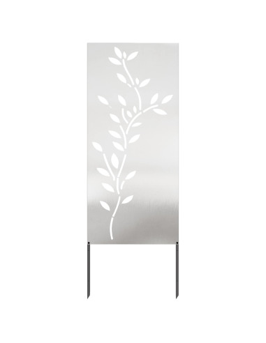 Schermo per privacy in giardino Floreale Argento 50 x 140 cm
