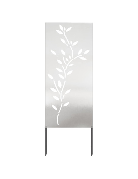 Schermo per privacy in giardino Floreale Argento 50 x 140 cm