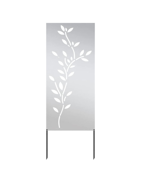 Schermo per privacy in giardino Floreale Argento 50 x 140 cm