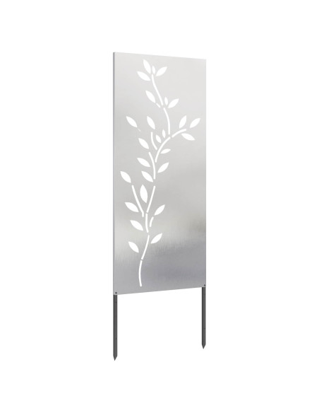 Schermo per privacy in giardino Floreale Argento 50 x 140 cm