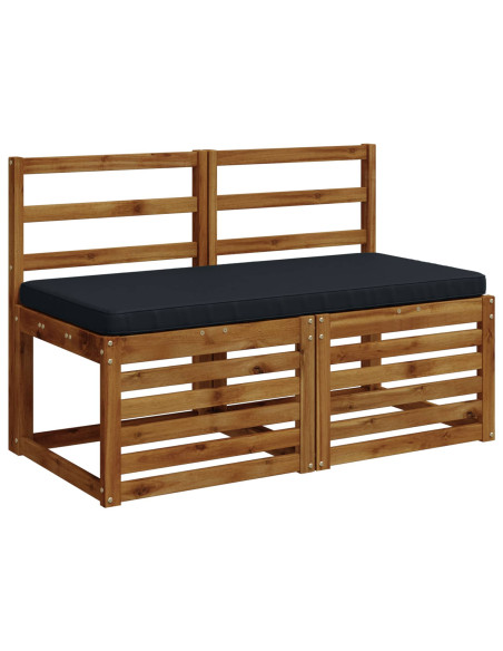 Cuscino per Panchina a 1 Pezzo VUGHT 100% Poliestere Blu Scuro