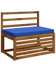 Cuscino per Panchina a 1 Pezzo VUGHT 100% Poliestere Blu Reale 2