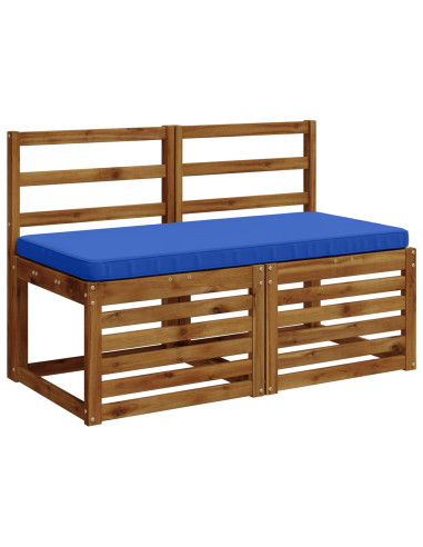 Cuscino per Panchina a 1 Pezzo VUGHT 100% Poliestere Blu Reale