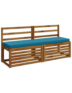 Cuscino per Panchina a 1 Pezzo VUGHT 100% Poliestere Azzurro 2