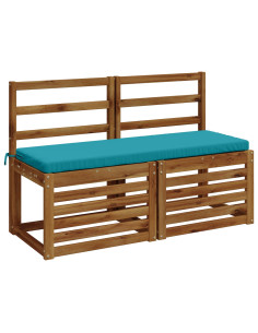Cuscini per Panchina a 2 Pezzi SOEST 2 pz 100% Poliestere 2