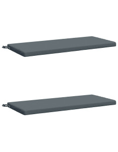 Cuscini per Panchina a 2 Pezzi SOEST 2 pz 100% Poliestere Blu