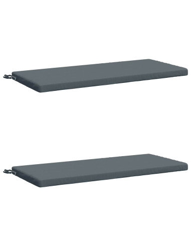 Cuscini per Panchina a 2 Pezzi SOEST 2 pz 100% Poliestere Blu