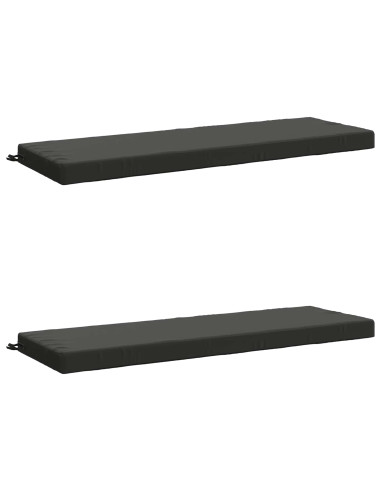 Cuscini per Panchina a 2 Pezzi SOEST 2 pz 100% Poliestere