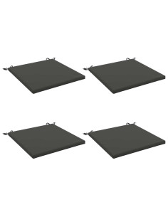Cuscini per Sedia in 4 Pezzi SOEST 4 pz 100% Poliestere