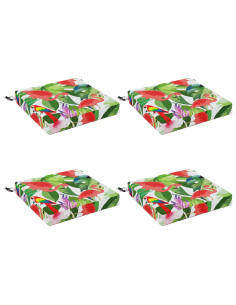 Cuscini per Sedia in 4 Pezzi SOEST 4 pz 100% Poliestere