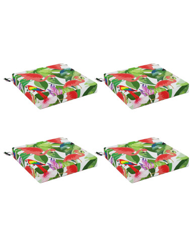 Cuscini per Sedia in 4 Pezzi SOEST 4 pz 100% Poliestere