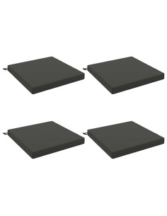 Cuscini per Sedia in 4 Pezzi SOEST 4 pz 100% Poliestere