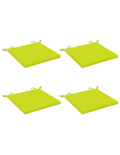 Cuscini per Sedia in 4 Pezzi SOEST 4 pz 100% Poliestere