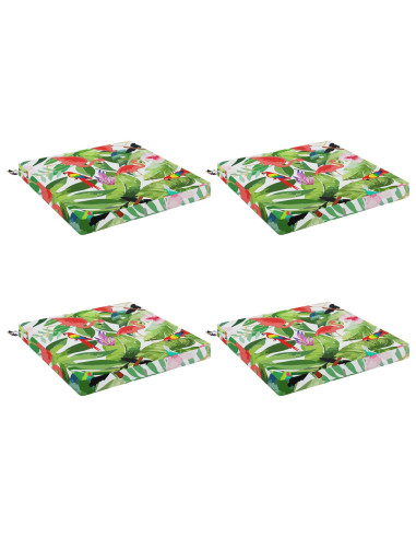 Cuscini per Sedia in 4 Pezzi SOEST 4 pz 100% Poliestere