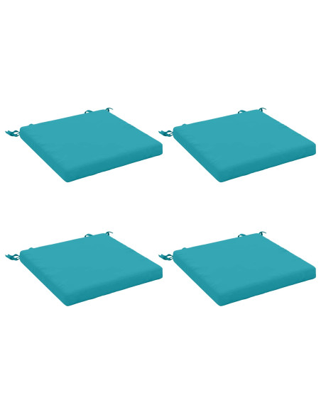Cuscini per Sedia in 4 Pezzi SOEST 4 pz 100% Poliestere