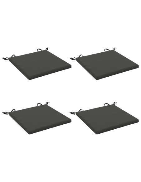 Cuscini per Sedia in 4 Pezzi SOEST 4 pz 100% Poliestere