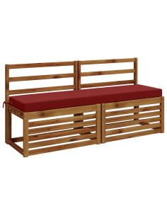 Cuscini per Panchina a 2 Pezzi SOEST 2 pz 100% Poliestere 2