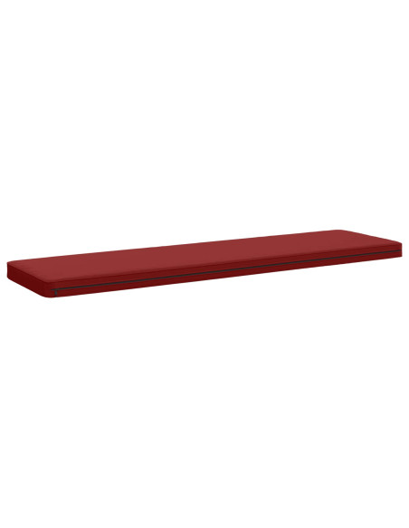 Cuscino per Panchina a 1 Pezzo VUGHT 100% Poliestere Rosso Vino