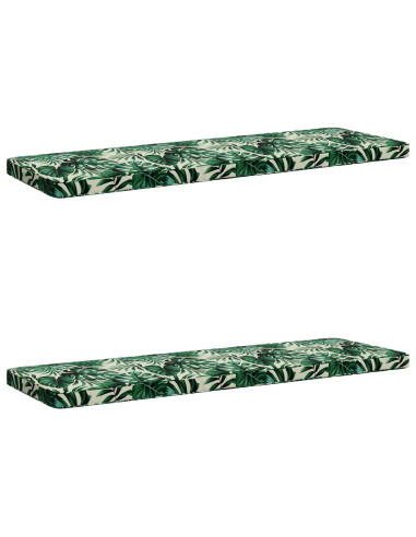 Cuscini per Panchina a 2 Pezzi VUGHT 2 pz 100% Poliestere