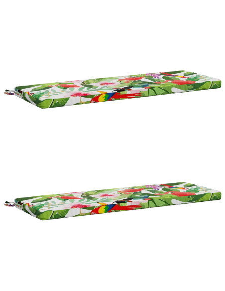 Cuscini per Panchina a 2 Pezzi SOEST 2 pz 100% Poliestere