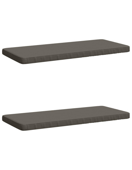 Cuscini per Panchina a 2 Pezzi VUGHT 2 pz 100% Poliestere