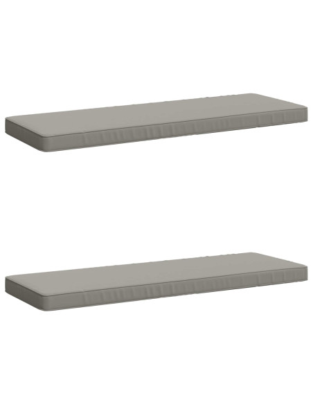 Cuscini per Panchina a 2 Pezzi VUGHT 2 pz 100% Poliestere