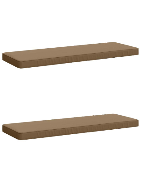 Cuscini per Panchina a 2 Pezzi VUGHT 2 pz 100% Poliestere