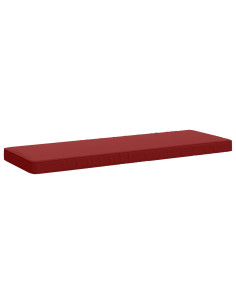 Cuscino per Panchina a 1 Pezzo VUGHT 100% Poliestere Rosso Vino