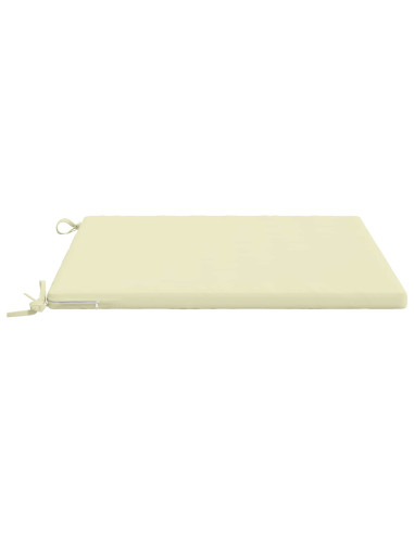 Cuscini per Sedia in 4 Pezzi SOEST 4 pz 100% Poliestere Crema