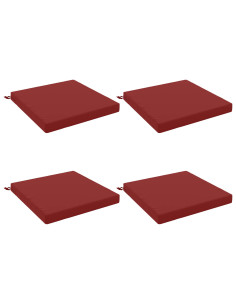 Cuscini per Sedia in 4 Pezzi SOEST 4 pz 100% Poliestere