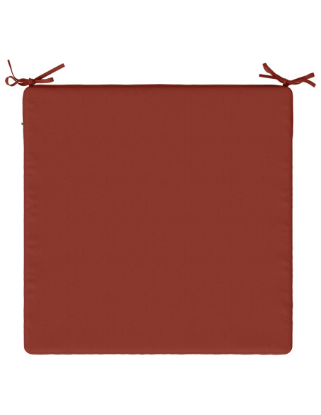 Cuscini per Sedia in 4 Pezzi SOEST 4 pz 100% Poliestere Rosso