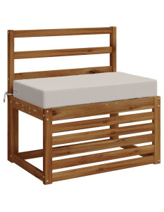 Cuscino per la seduta SOEST 100% Poliestere Bianco 2
