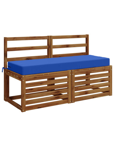 Cuscino per la seduta SOEST 100% Poliestere Blu Reale