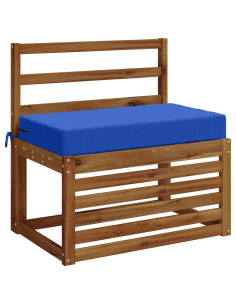 Cuscino per la seduta SOEST 100% Poliestere Blu Reale 2