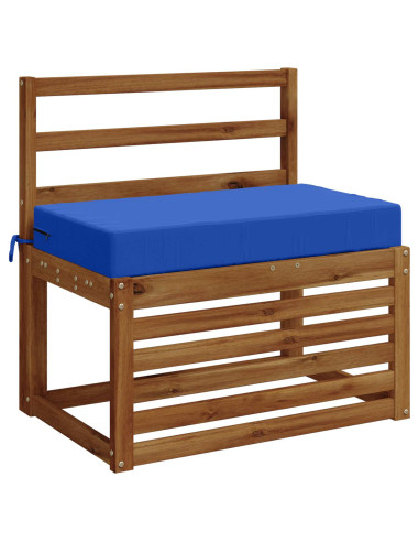 Cuscino per la seduta SOEST 100% Poliestere Blu Reale