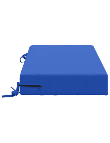 Cuscino per la seduta SOEST 100% Poliestere Blu Reale