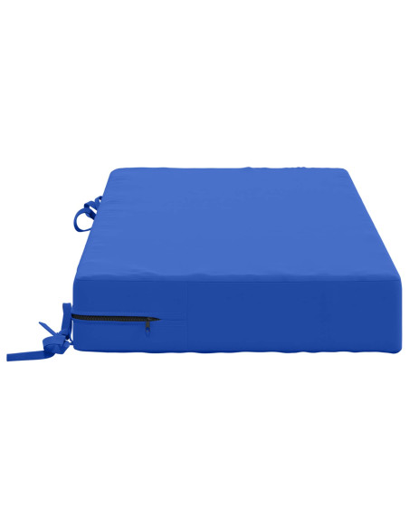 Cuscino per la seduta SOEST 100% Poliestere Blu Reale