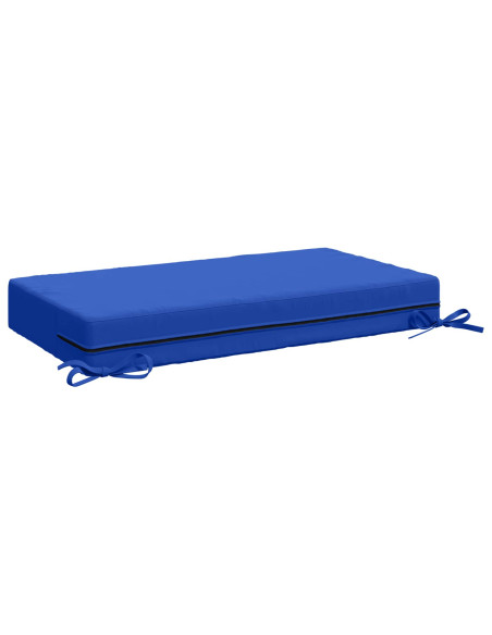Cuscino per la seduta SOEST 100% Poliestere Blu Reale