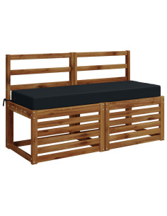 Cuscino per la seduta SOEST 100% Poliestere Blu Scuro 2