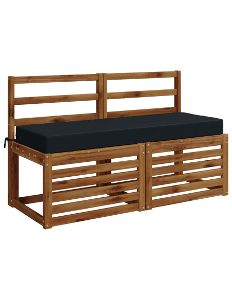 Cuscino per la seduta SOEST 100% Poliestere Blu Scuro