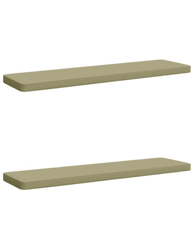 Cuscini per Panchina a 2 Pezzi VUGHT 2 pz 100% Poliestere