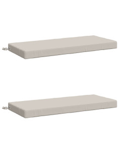 Cuscini per Panchina a 2 Pezzi SOEST 2 pz 100% Poliestere