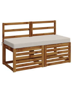 Cuscini per Panchina a 2 Pezzi SOEST 2 pz 100% Poliestere 2