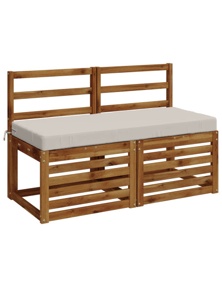 Cuscini per Panchina a 2 Pezzi SOEST 2 pz 100% Poliestere