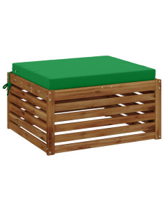 Cuscino per Sedia in Unico Pezzo SOEST 100% Poliestere Verde 2