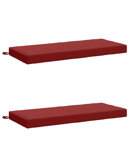 Cuscini per Panchina a 2 Pezzi SOEST 2 pz 100% Poliestere