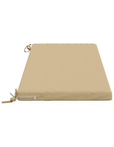 Cuscini per Panchina a 2 Pezzi SOEST 2 pz 100% Poliestere Beige